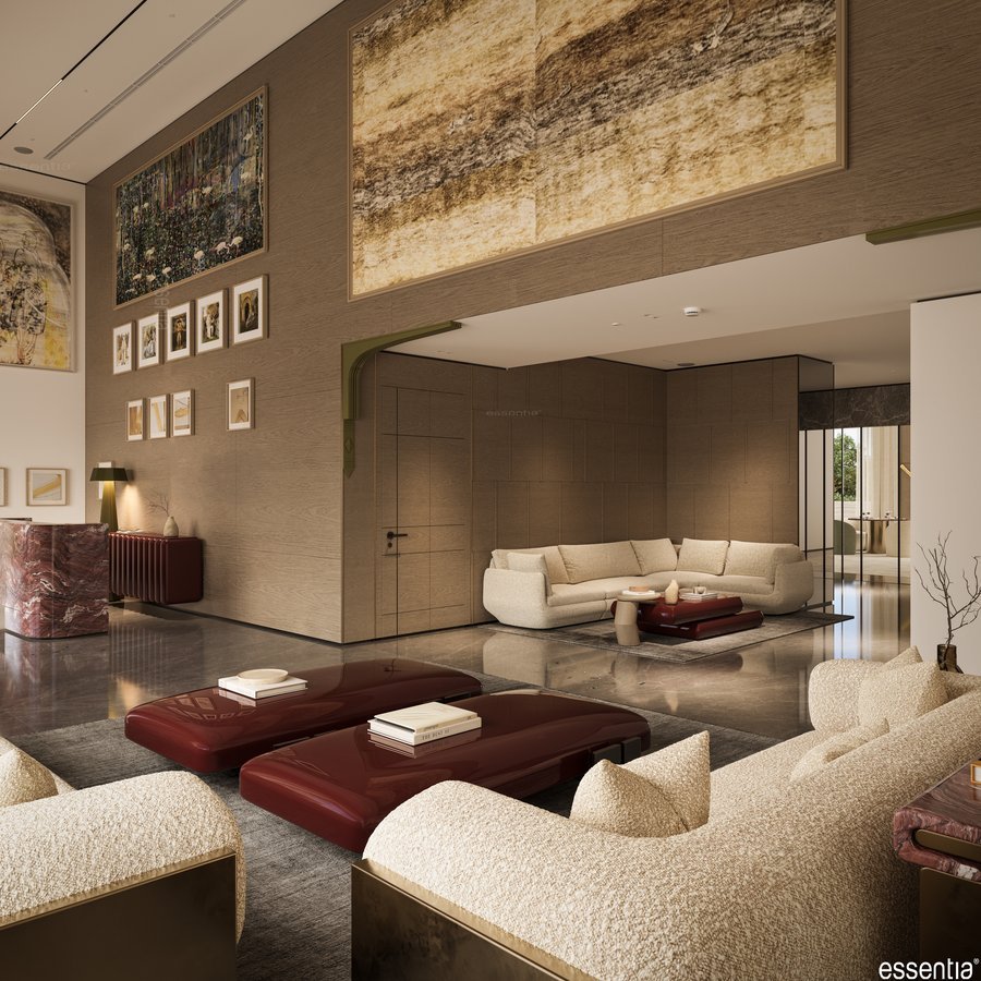 Hyderabad clubhouse reception and pre-function area